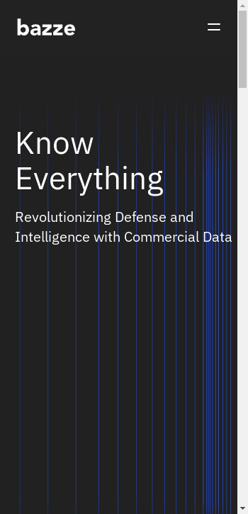 bazze.io mobile screenshot b2b website scoring