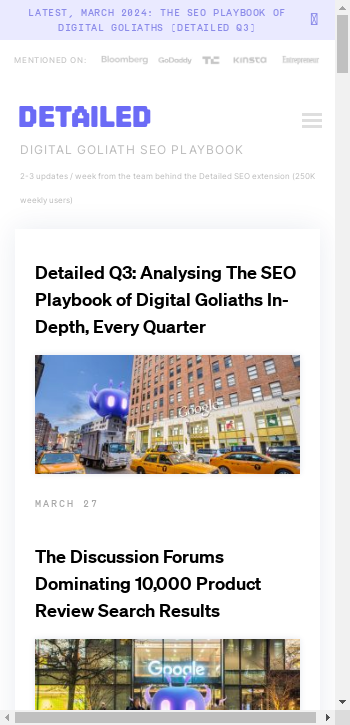 detailed.com mobile screenshot b2b website scoring