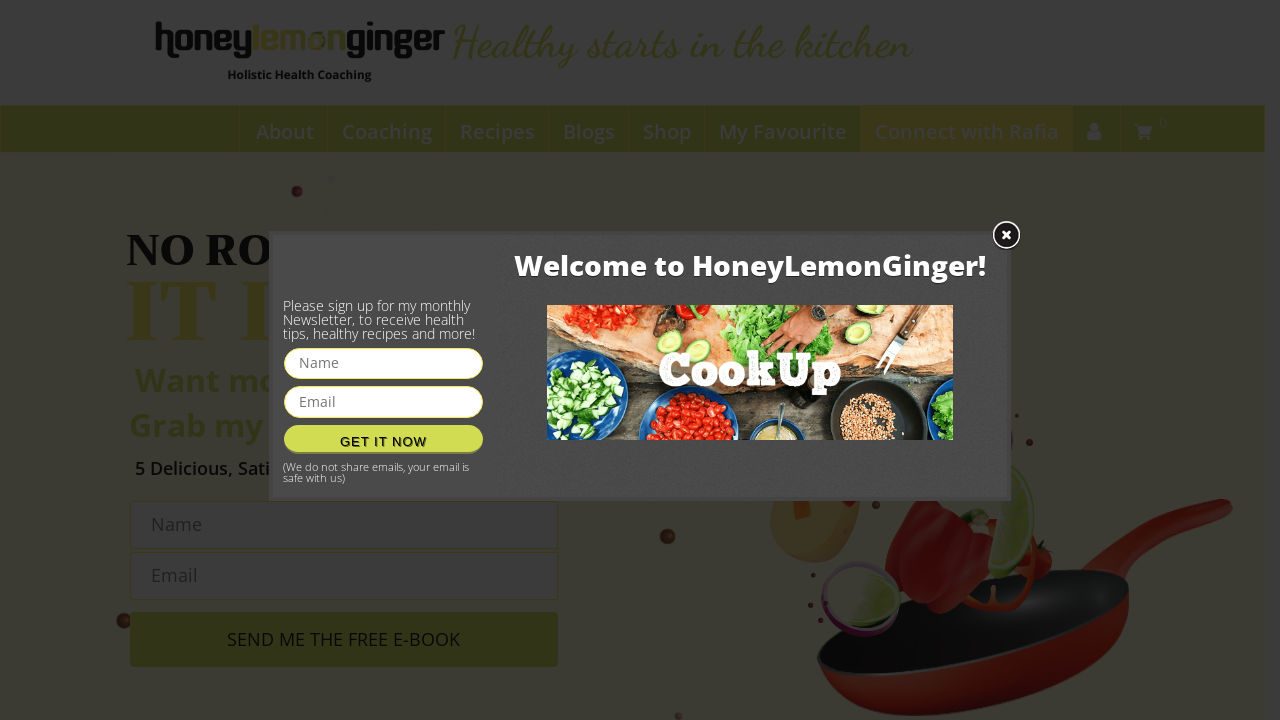 honeylemonginger.com desktop screenshot b2b webiste scoring