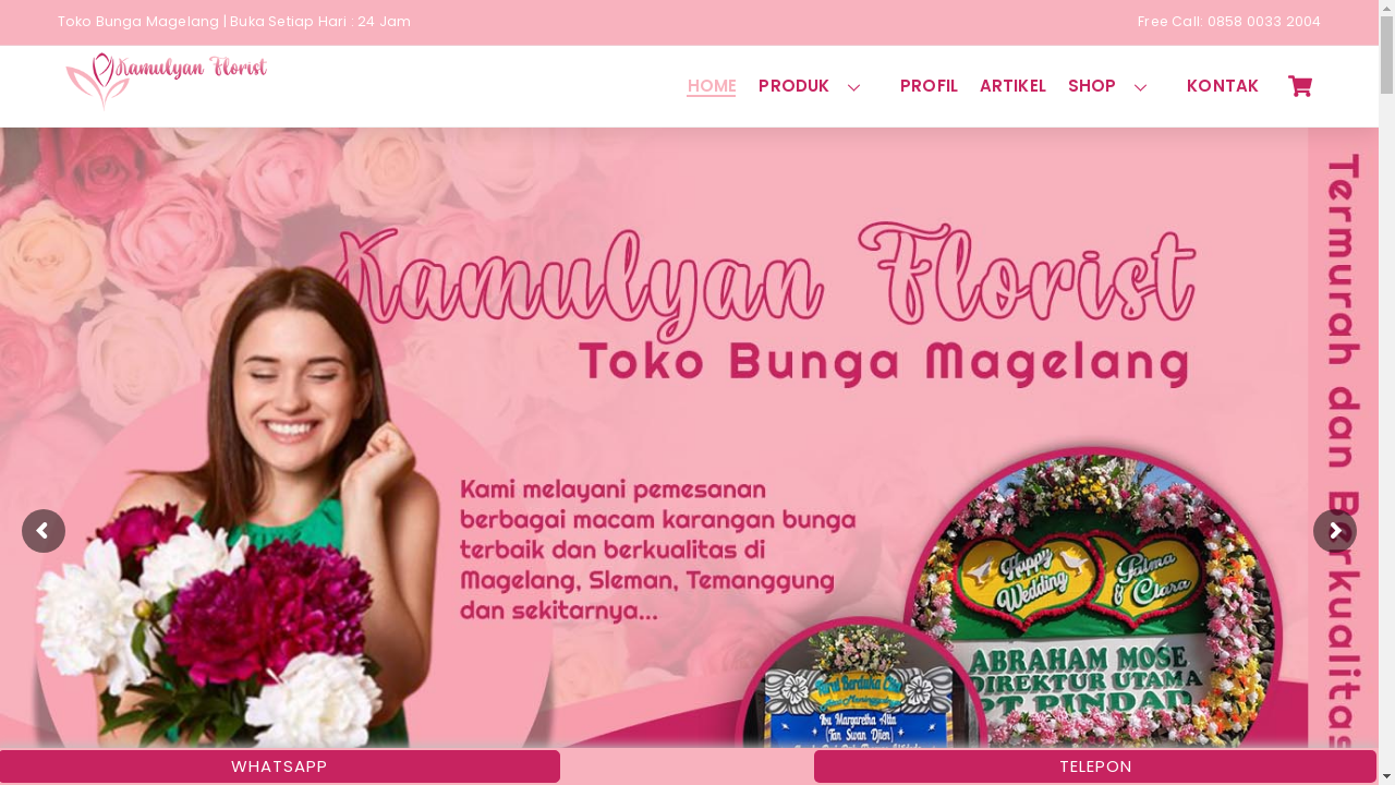kamulyanflorist.com desktop screenshot b2b webiste scoring