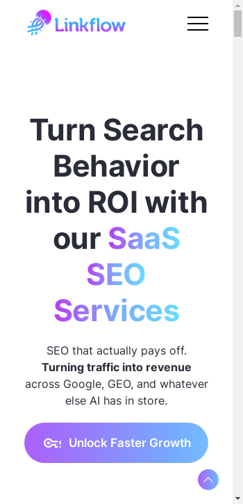 linkflow.ai mobile screenshot b2b website scoring