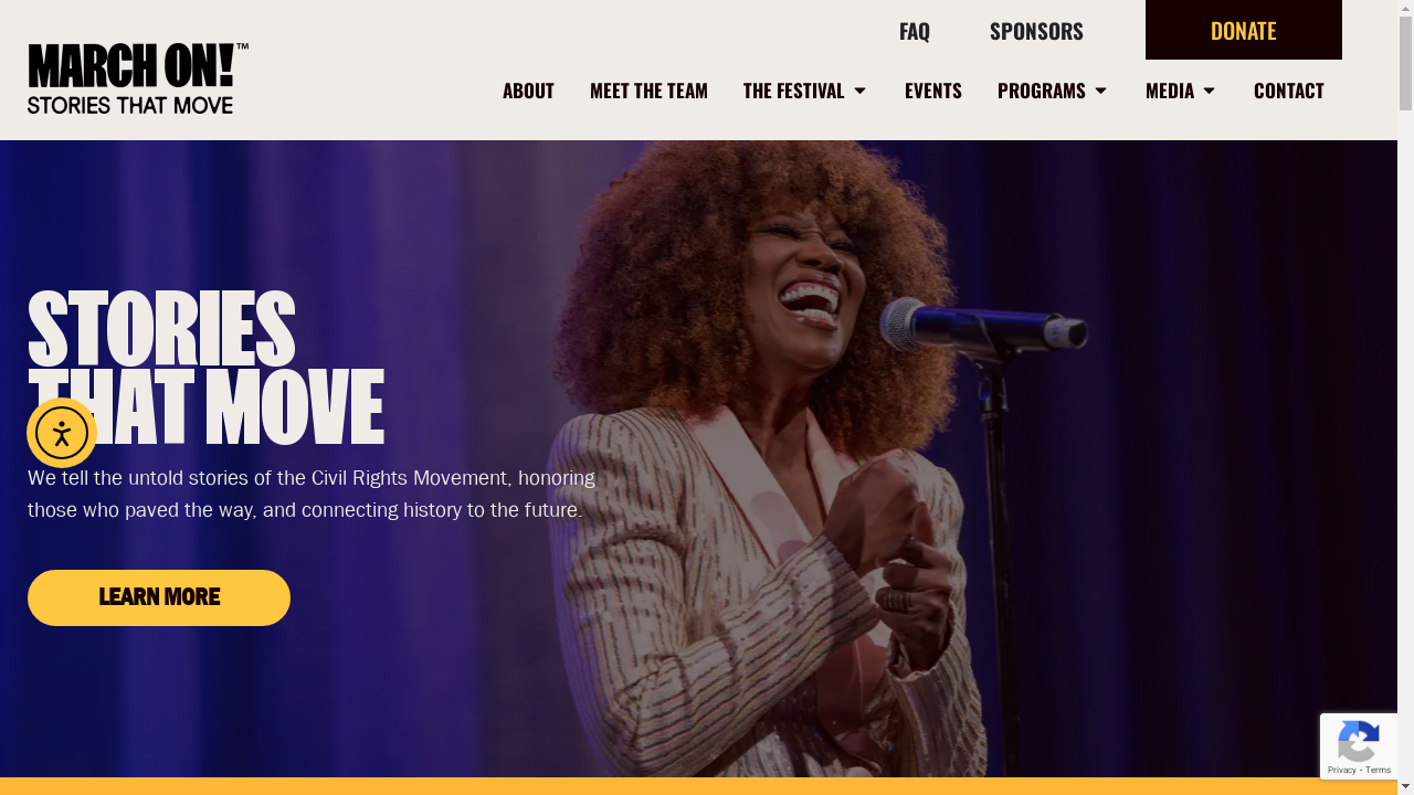 marchonfest.org desktop screenshot b2b webiste scoring