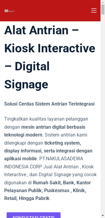 nakulasadewa.com mobile screenshot b2b website scoring