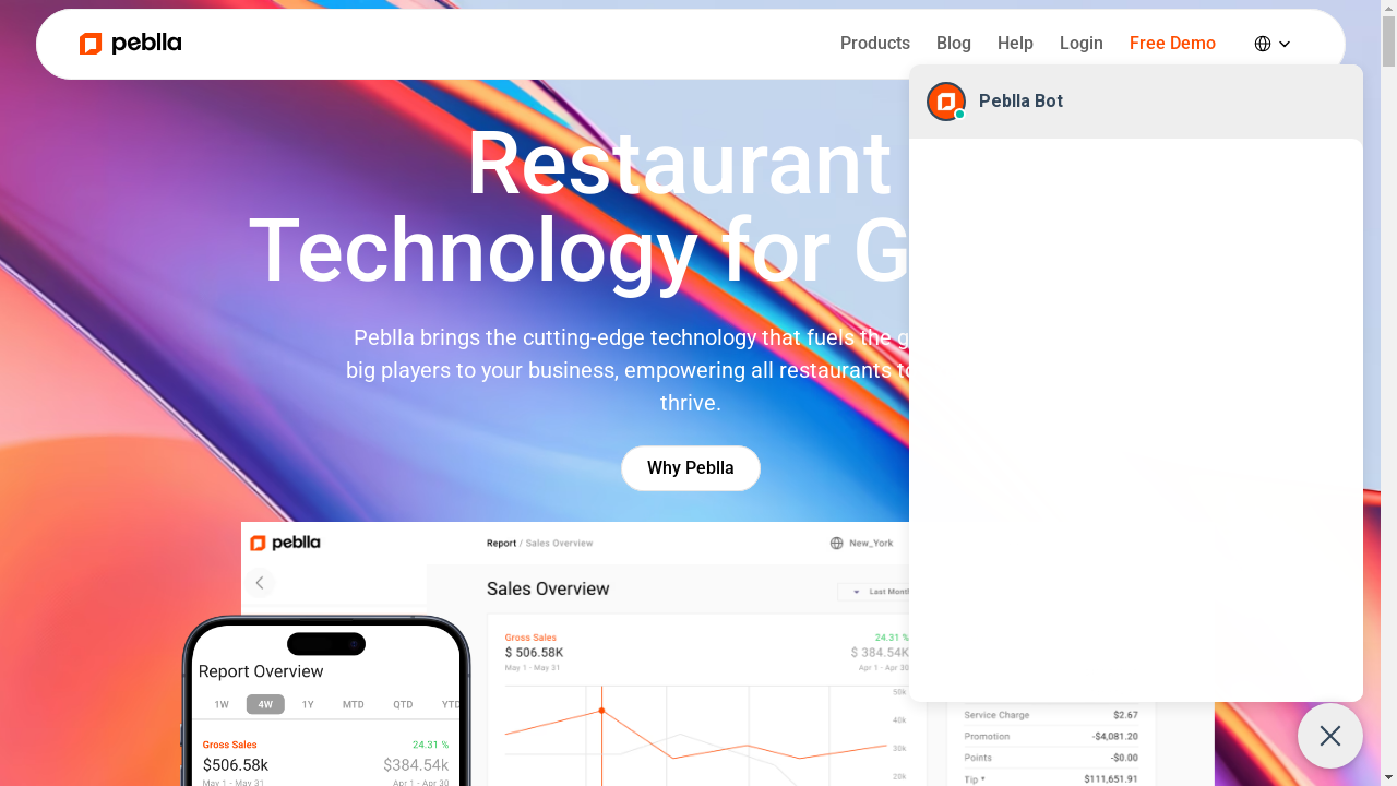 peblla.com desktop screenshot b2b webiste scoring