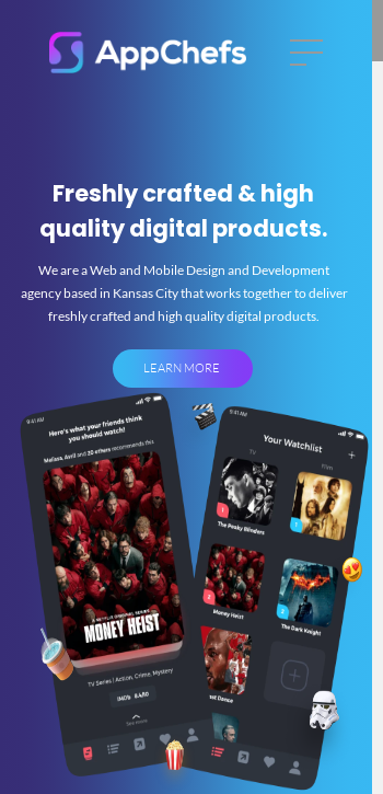 theappchefs.com mobile screenshot b2b website scoring